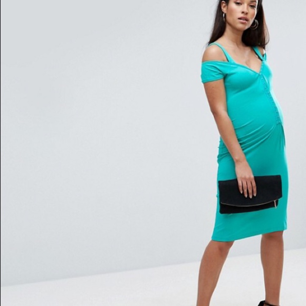 Asos bodycon maternity dress